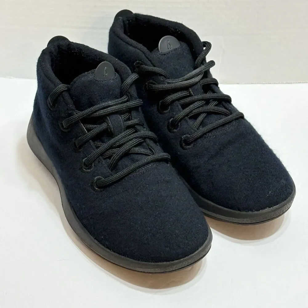 Allbirds Womens Wool Runner-up Mizzles Sneakers US 8 Savannah Night High Top